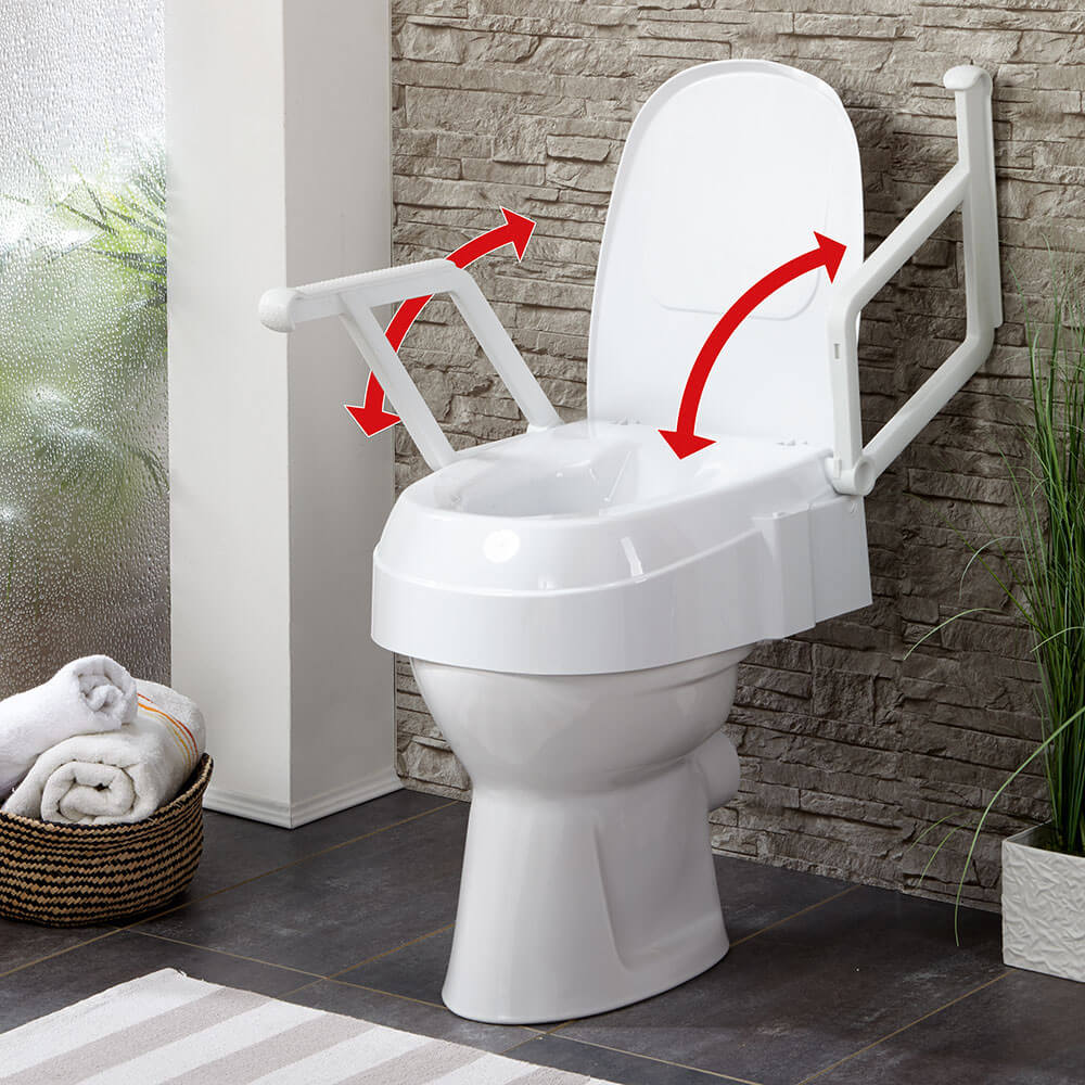 Toilettensitzerhöhung 3fach mit Armlehnen