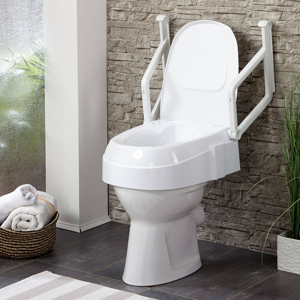 Toilettensitzerhöhung 3fach mit Armlehnen