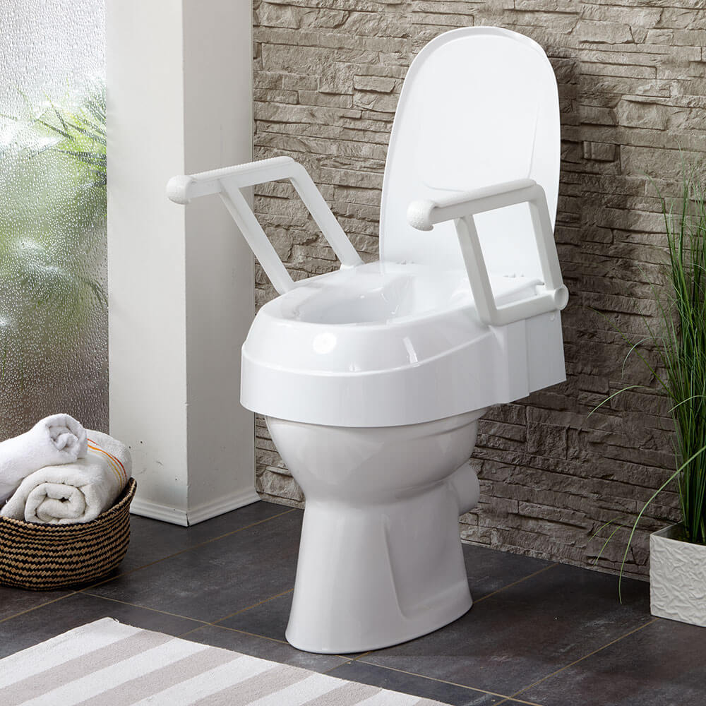 Toilettensitzerhöhung 3fach mit Armlehnen