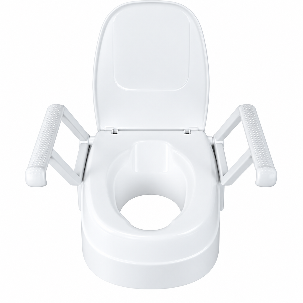 Toilettensitzerhöhung 3fach mit Armlehnen