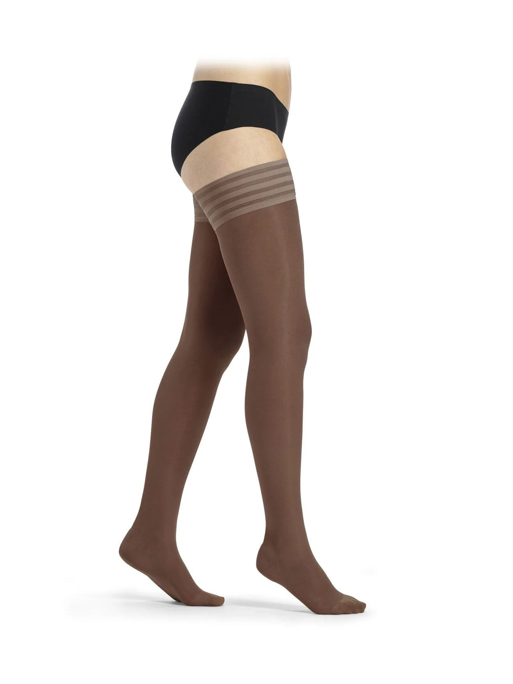 DELILAH 140D mesh Schenkelstrümpfe