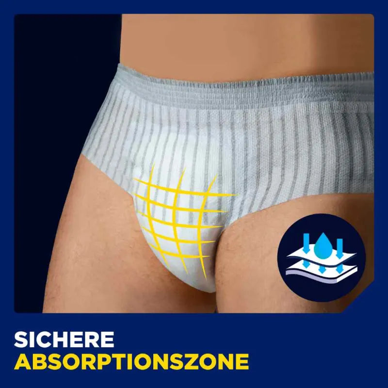 TENA Men Premium Fit Pants Maxi Ansicht der Absorptionszone vorne