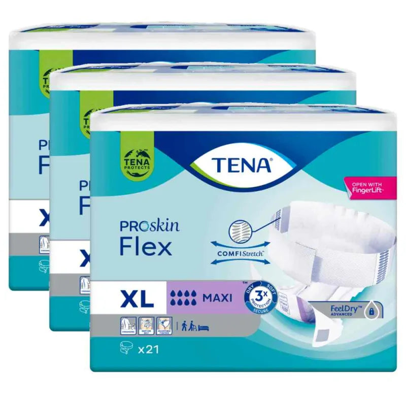 Tena Flex Maxi Grösse XL, 3 Packungen, Sparpaket