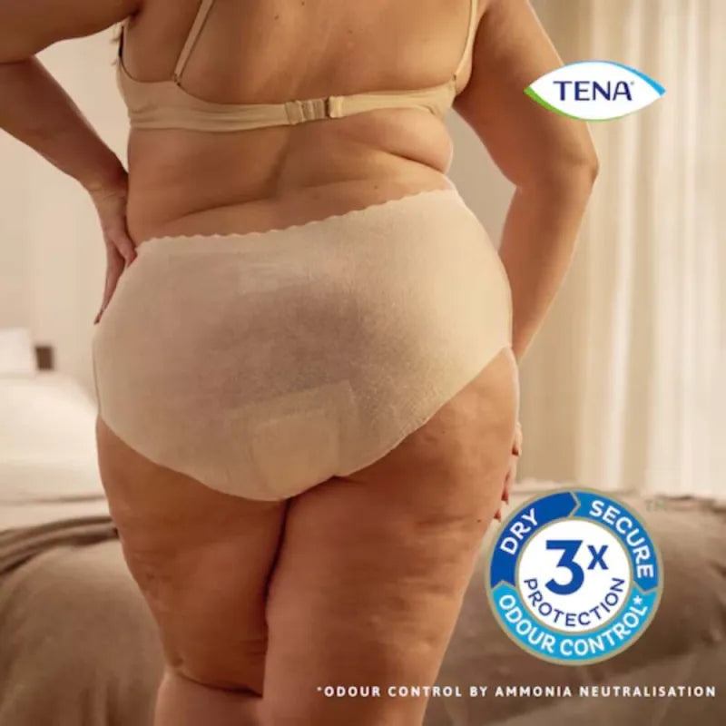 TENA Silhouette Pants Plus Crème Ansicht von hinten
