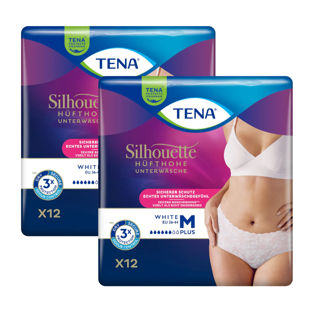 TENA Silhouette Pants Plus White Grösse M 2 Packungen