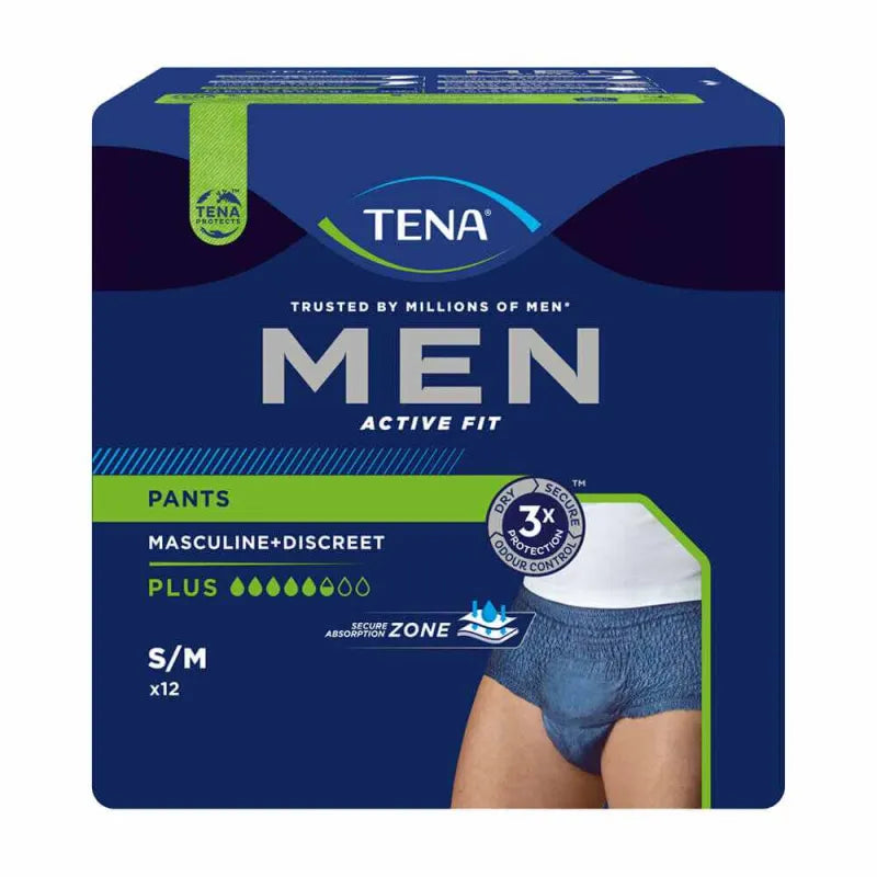 Verpackung TENA Men Active Fit Pants Plus Grösse S/M