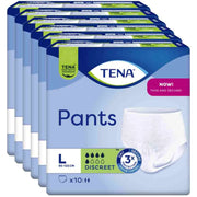 TENA Pants Discreet Grösse L, 6 Packungen, Sparpaket
