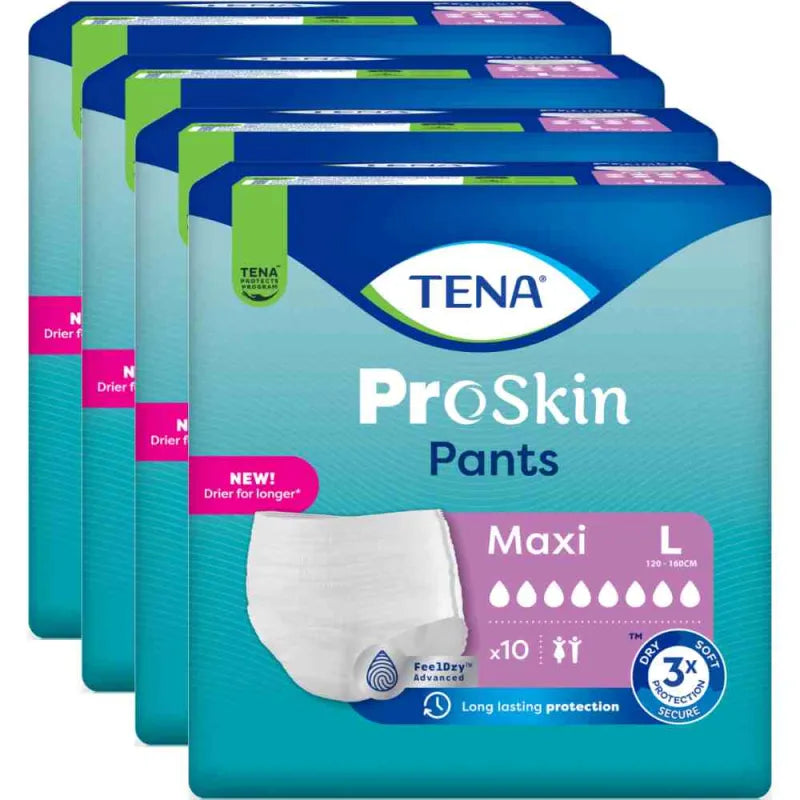 TENA ProSkin Pants Maxi 4 Packungen, Sparpaket
