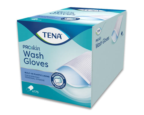 TENA Wash Gloves (mit Folie)