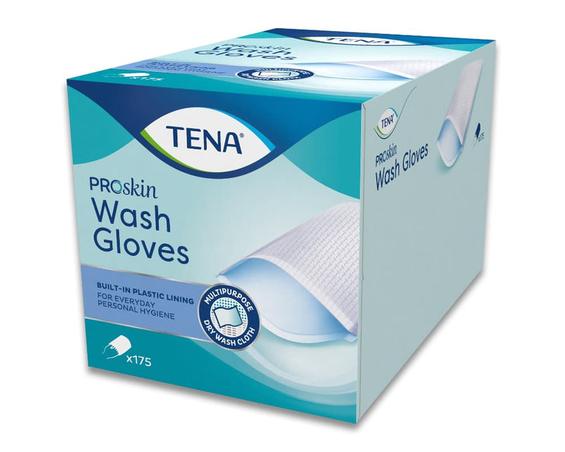TENA Wash Gloves (mit Folie)