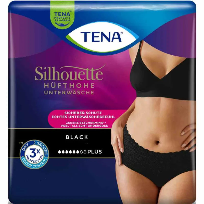 TENA Silhouette Pants Plus Black Verpackung