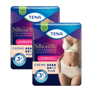 TENA Silhouette Pants Plus Crème 2 Packungen, Sparpaket