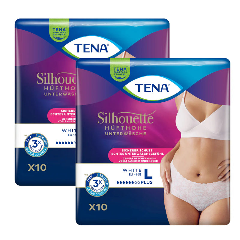 TENA Silhouette Pants Plus White Grösse L 2 Packungen