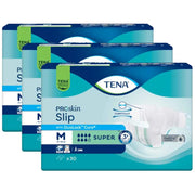 TENA Slip Super Grösse M, 3 Packungen, Sparpaket